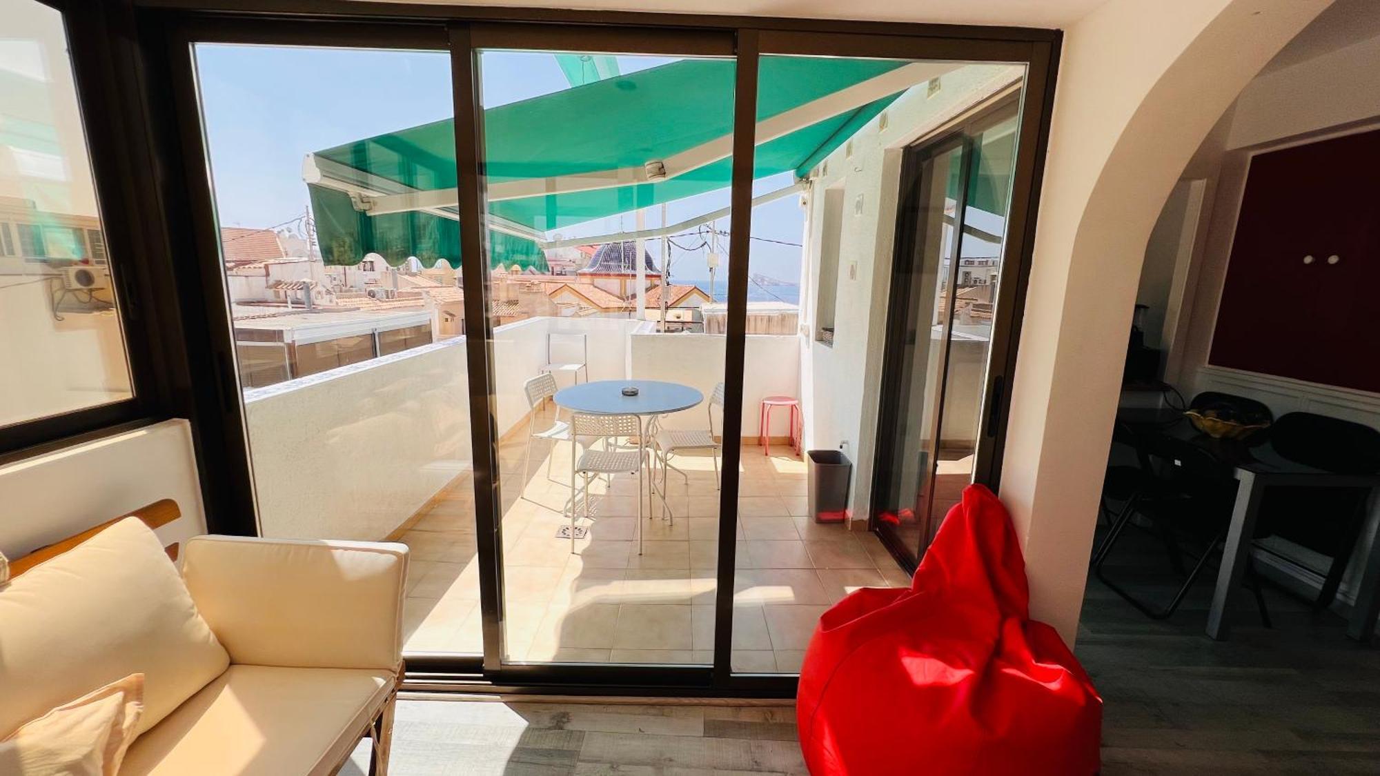 Atico Con Vistas En El Casco Antiguo De Benidorm Exterior foto